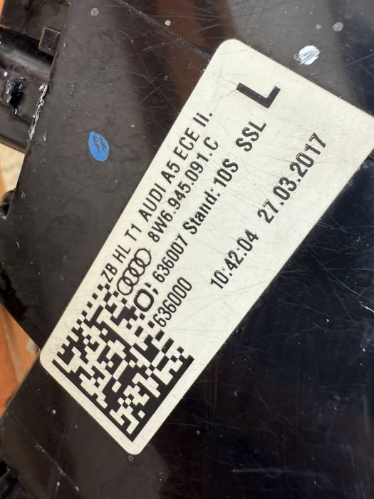 Stop LED si stop hayon stanga spate Audi A5 2017+