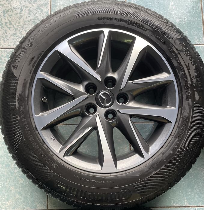 Jante aliaj R17 originale MAZDA CX-5 225/65/17 Continental iarna