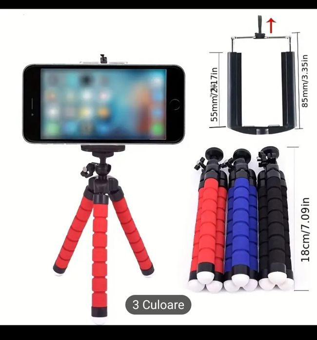 Suport pentru telefon mobil octopus potrivit pentru orice loc