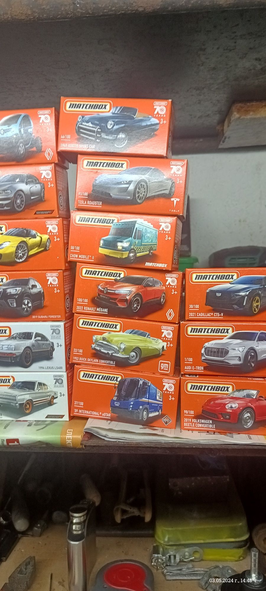 Колички Matchbox 70years
