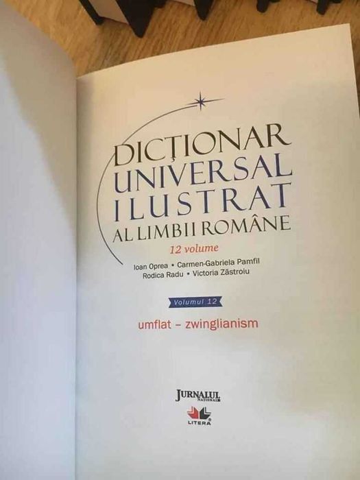 Dictionar Universal ILUSTRAT Al Limbii ROMANE VOL.1-12 A-Z"