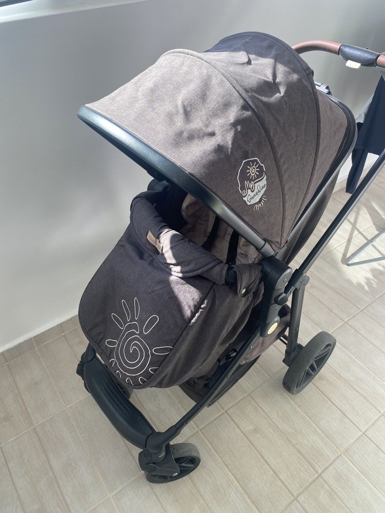 комбинирана количка chipolino + подарък кошница за бебе за пътуване