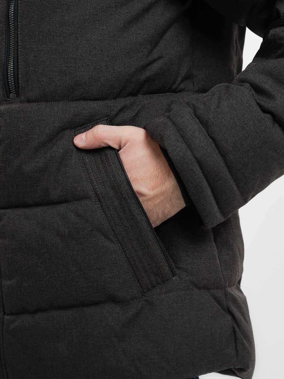 -30% Мужская зимняя куртка пуховик Duppont Brown [46-54]