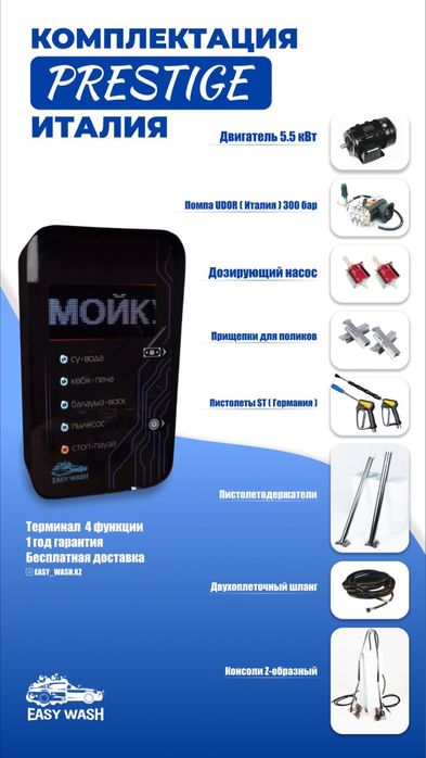 оборудование для автомойки самообслуживания