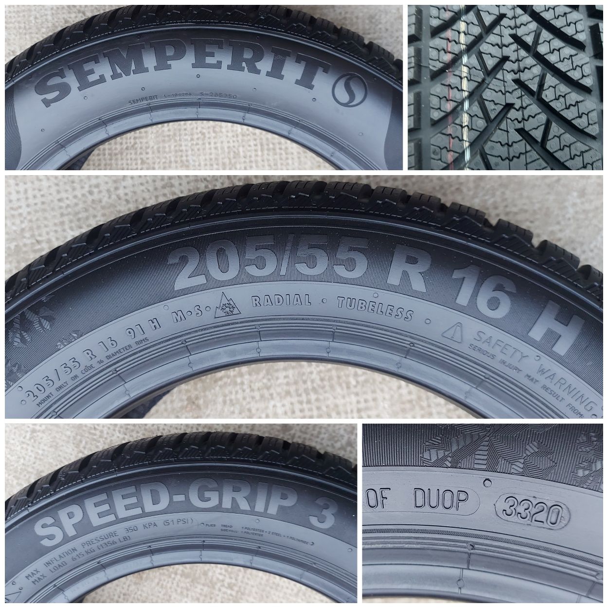 O bucată 205/55 R16 M+S iarnă - una Semperit