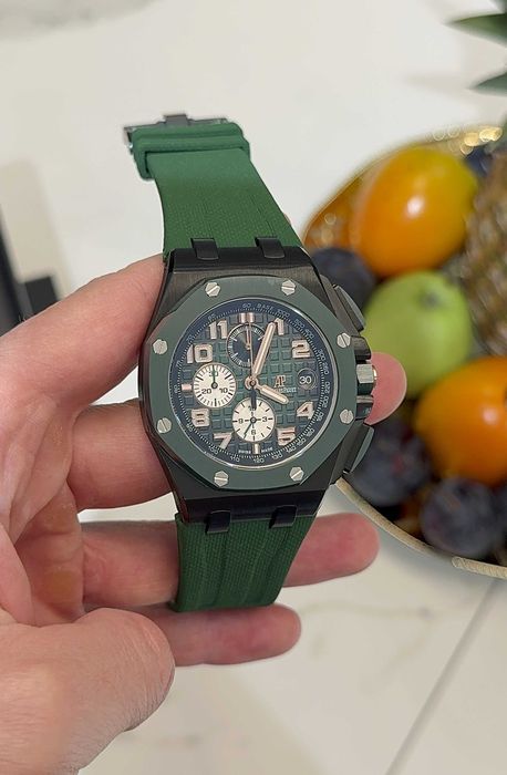 Audemars Piguet Offshore черно/зелено