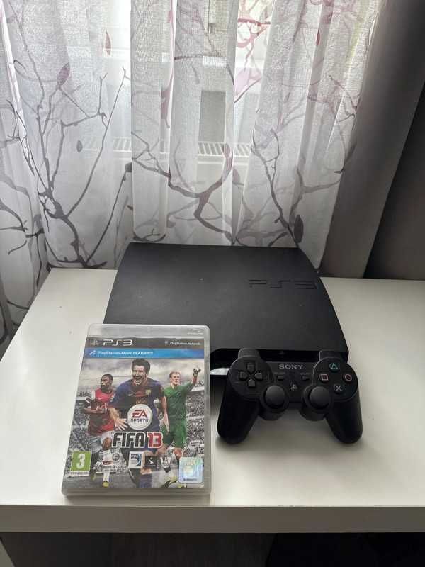 PlayStation 3 Slim + Controller Wireless + Joc