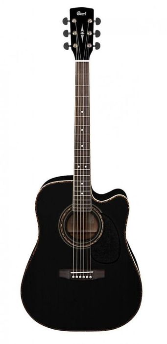 Электроакустическая гитара Cort AD880ce-bk