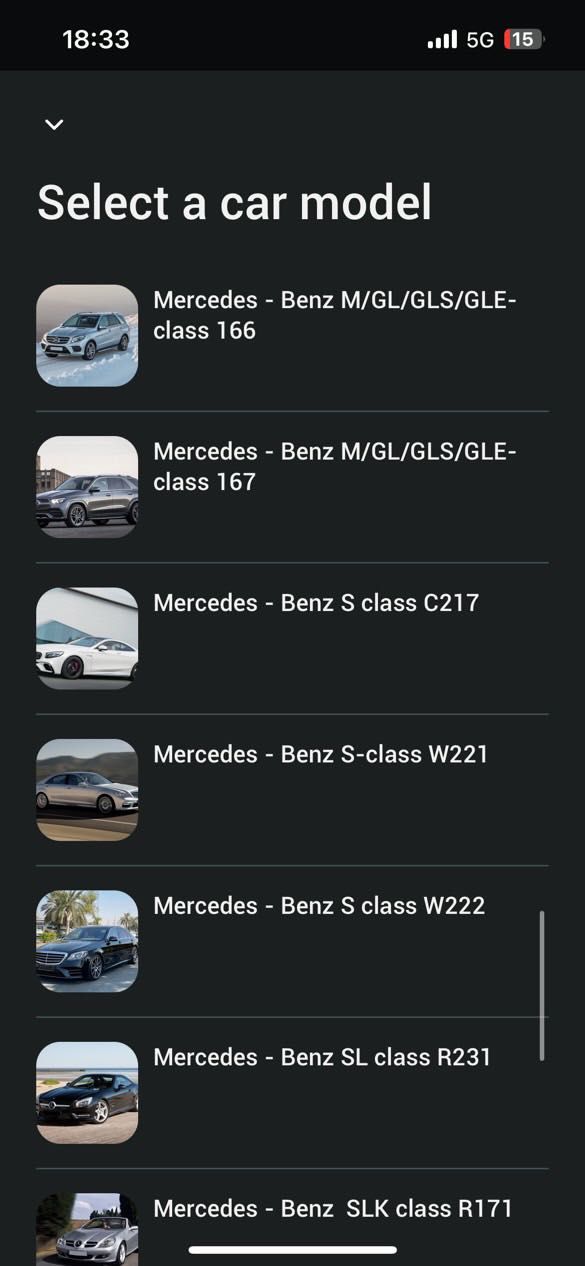 Автодиагностика на Mercedes активиране на AMG logo видео в движение