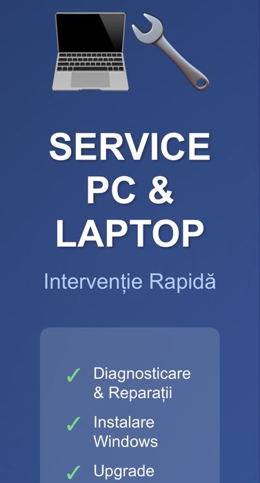Service PC/Laptop Timișoara - Intervenție Rapidă la Domiciliu