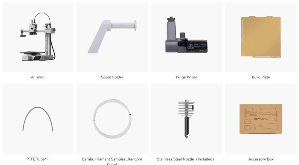 Imprimantă 3D Filament BAMBU LAB A1 COMBO 256x256x256mm 500mm/s