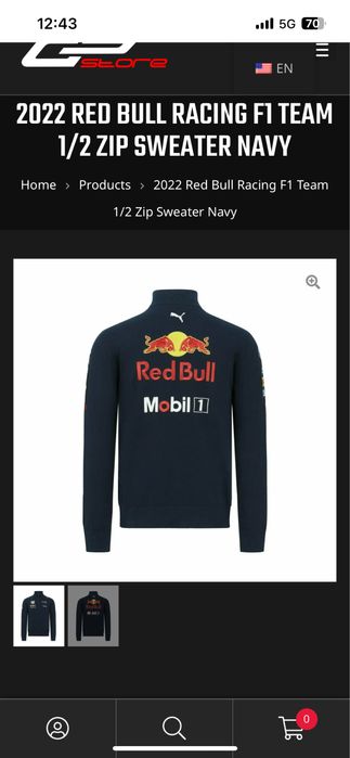 PUMA : F1 Red Bull Racing Team - размер S / Оригинал