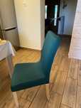 Huse scaune culoare verde