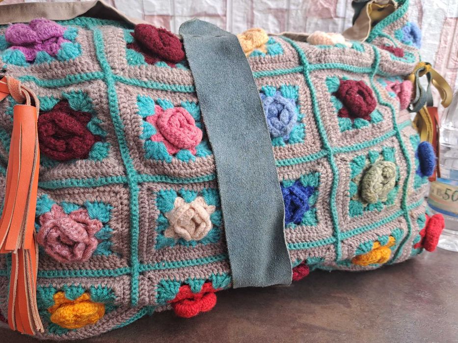 дамска чанта ,плетена торба