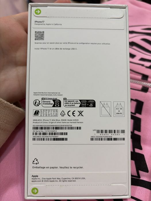 Чисто нов iPhone 17 – 256GB , фабрично запечатан!
