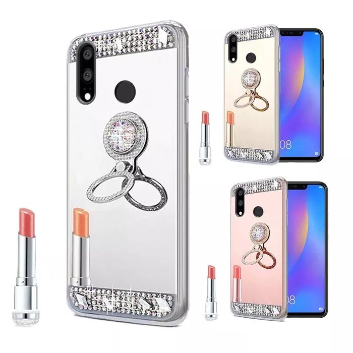 Husa Diamond cu inel Huawei P Smart 2019 / P Smart Plus /P Smart Z