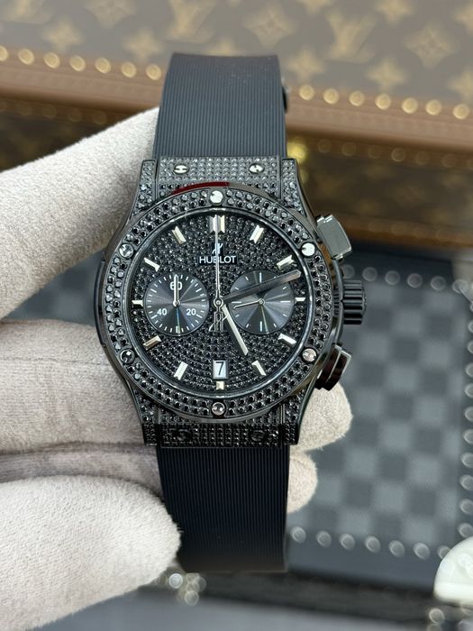 HB Classic Fusion Chronograph Ice Out