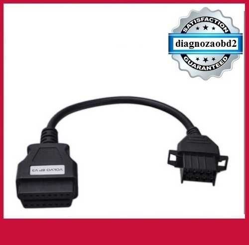 Cablu adaptor TIR Scania, DAF, Volvo, diagnoza camion OBD2 Delphi