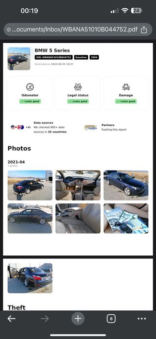 BMW Seria 5, E60 525i - 192CP