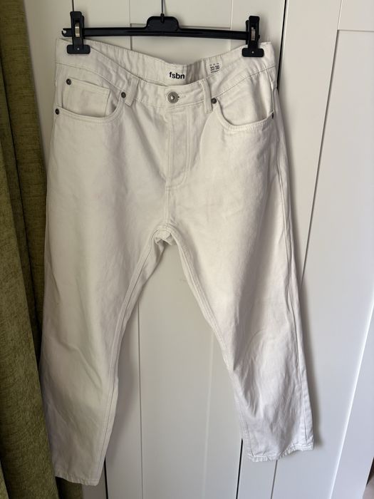 Blugi albi FSBN-