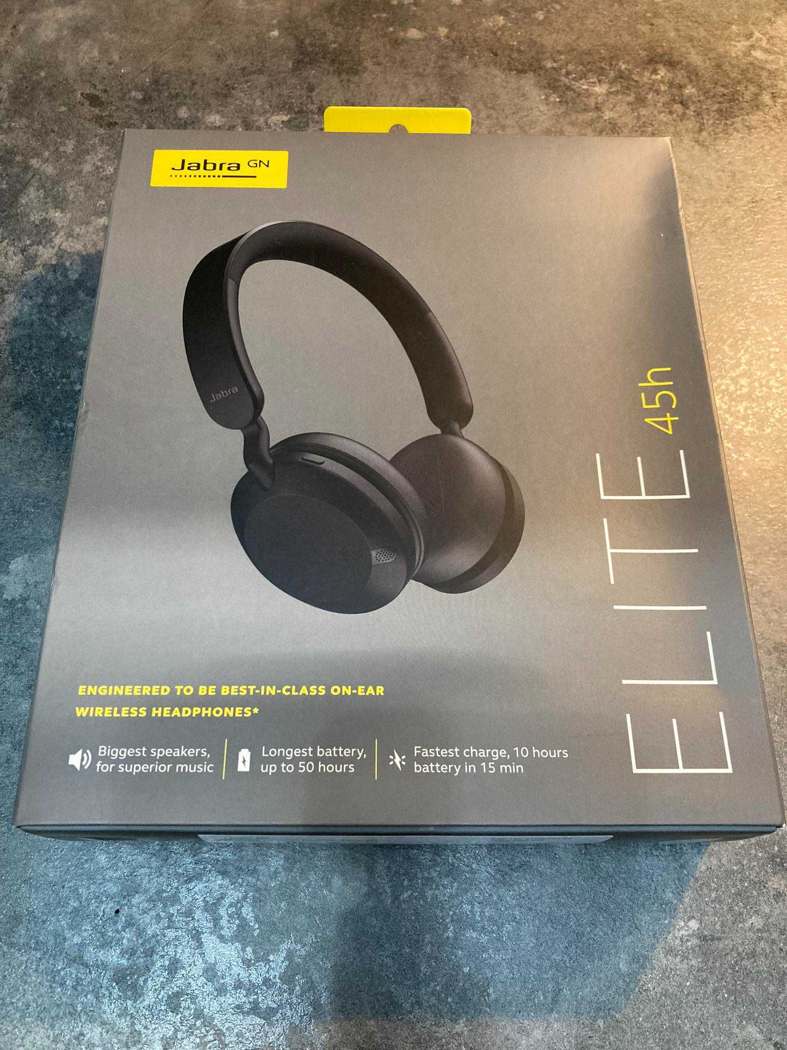 Слушалки Jabra Elite 45h black