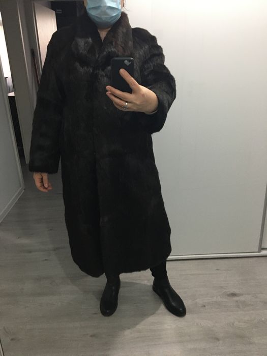 Haina de blana naturala de vulpe