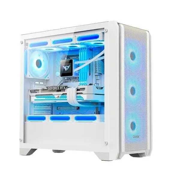 Huntkey CASE  GX750A black/white кейс компьютерный
