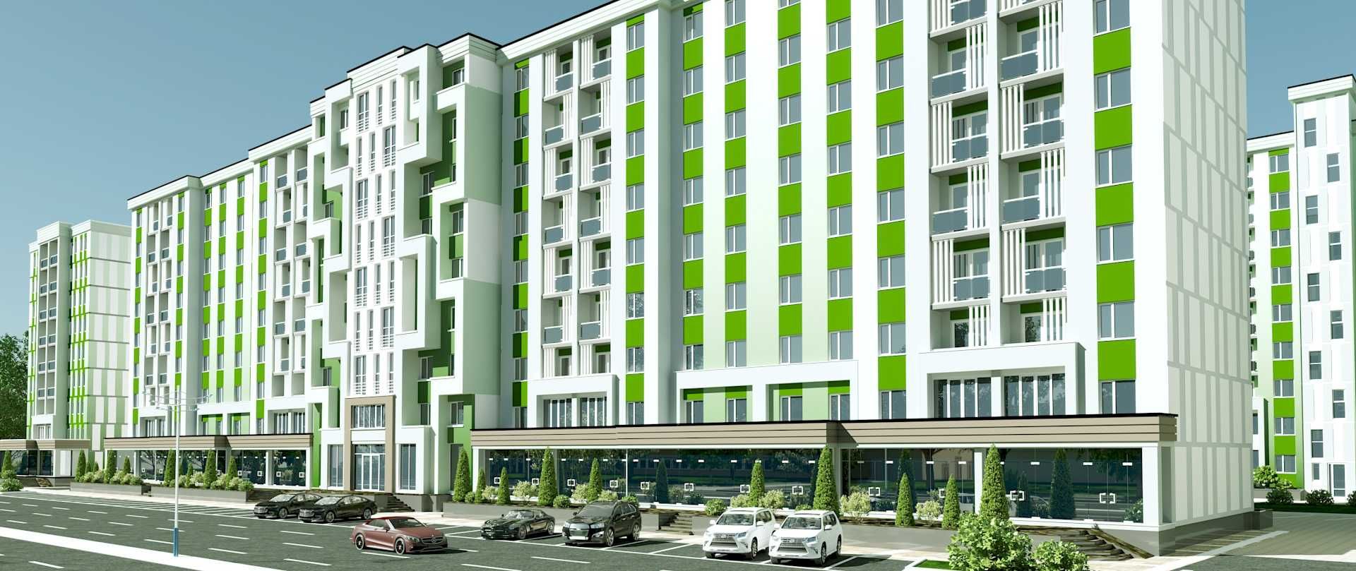 Mahtumkuli da 1-hona kvartira Srochno Bez Makler Жк Green Park