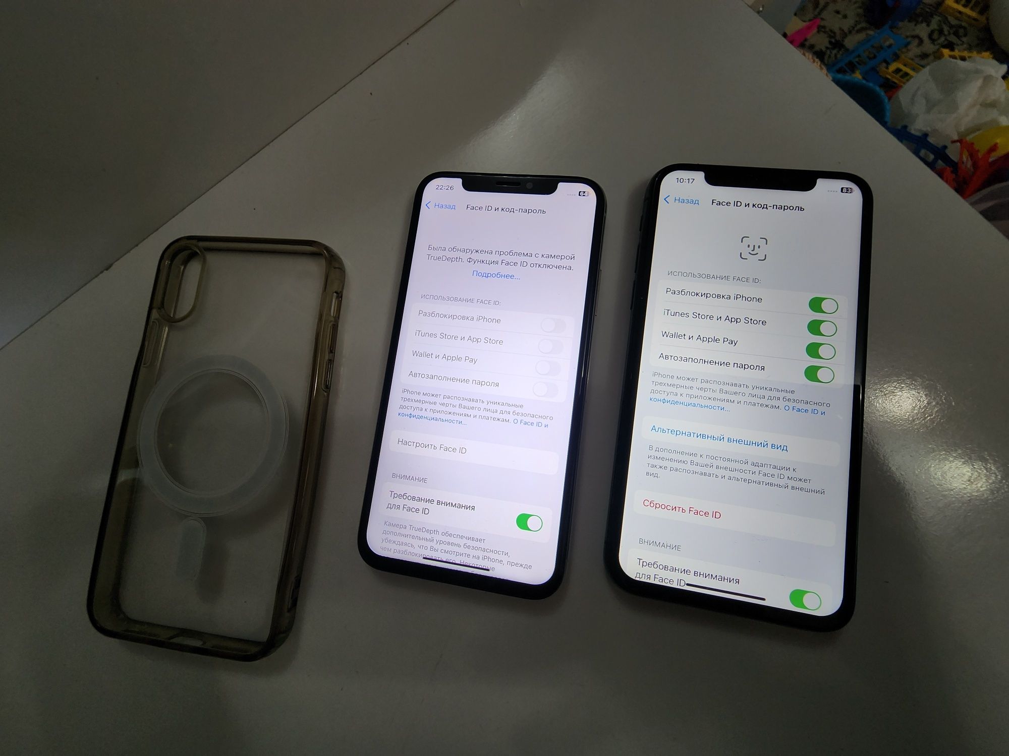 Iphone X Black LL/A 64GB Face ishlidi zor ideal
