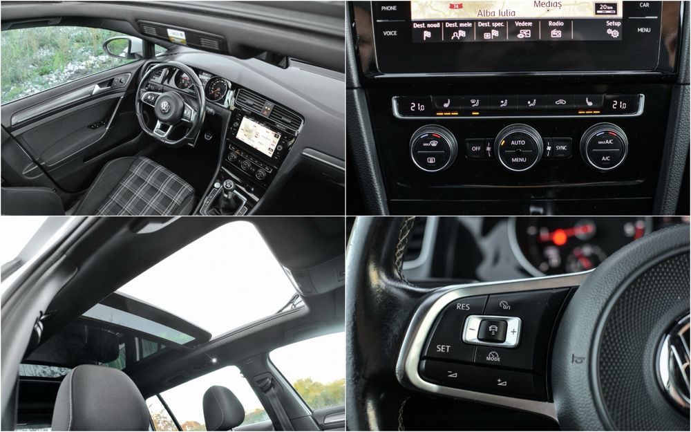 Volkswagen Golf VII GTD 2.0Tdi 184Cp-Euro6-Panoramic-2017-Distronic-