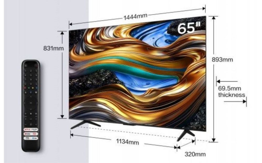 Телевизор АКЦИЯ! TCL 43, 65, V6B P755 4K smart Tv + Доставка бесплатно