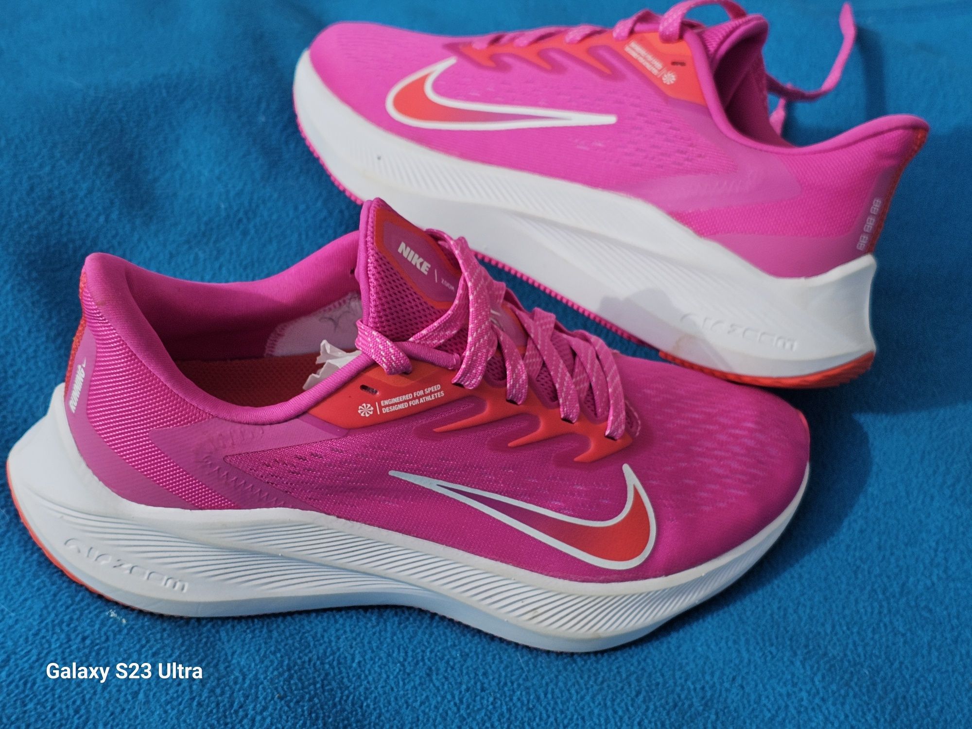 Nike Air Zoom Winflo 7 Pink оригинални дамски сникърси 38 номер