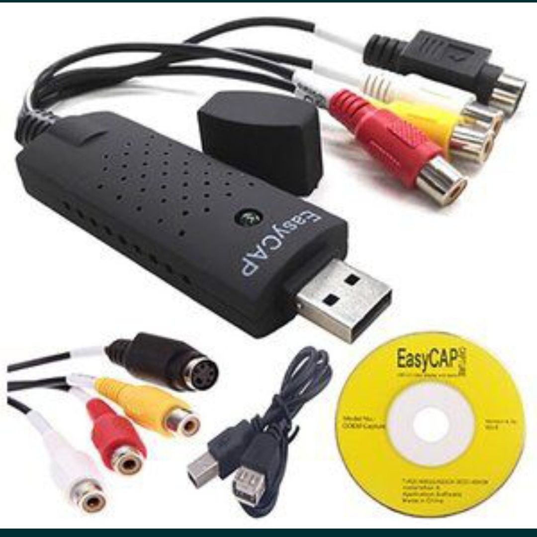 Easy CAP, Видео захват/ Video capture, VHS to USB.  Videomontaj Видеом