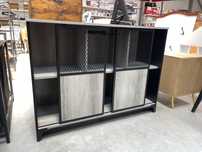 Dulap bucatarie modern stil industrial ,usi culisante