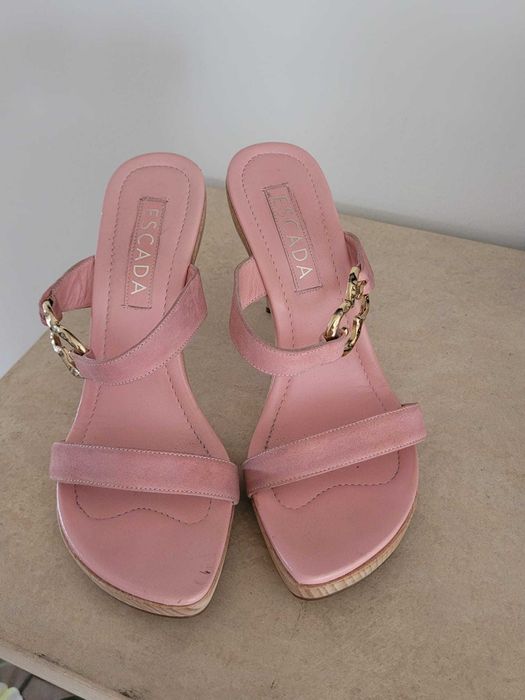 Escada sandale din piele intoarsa marimea 38