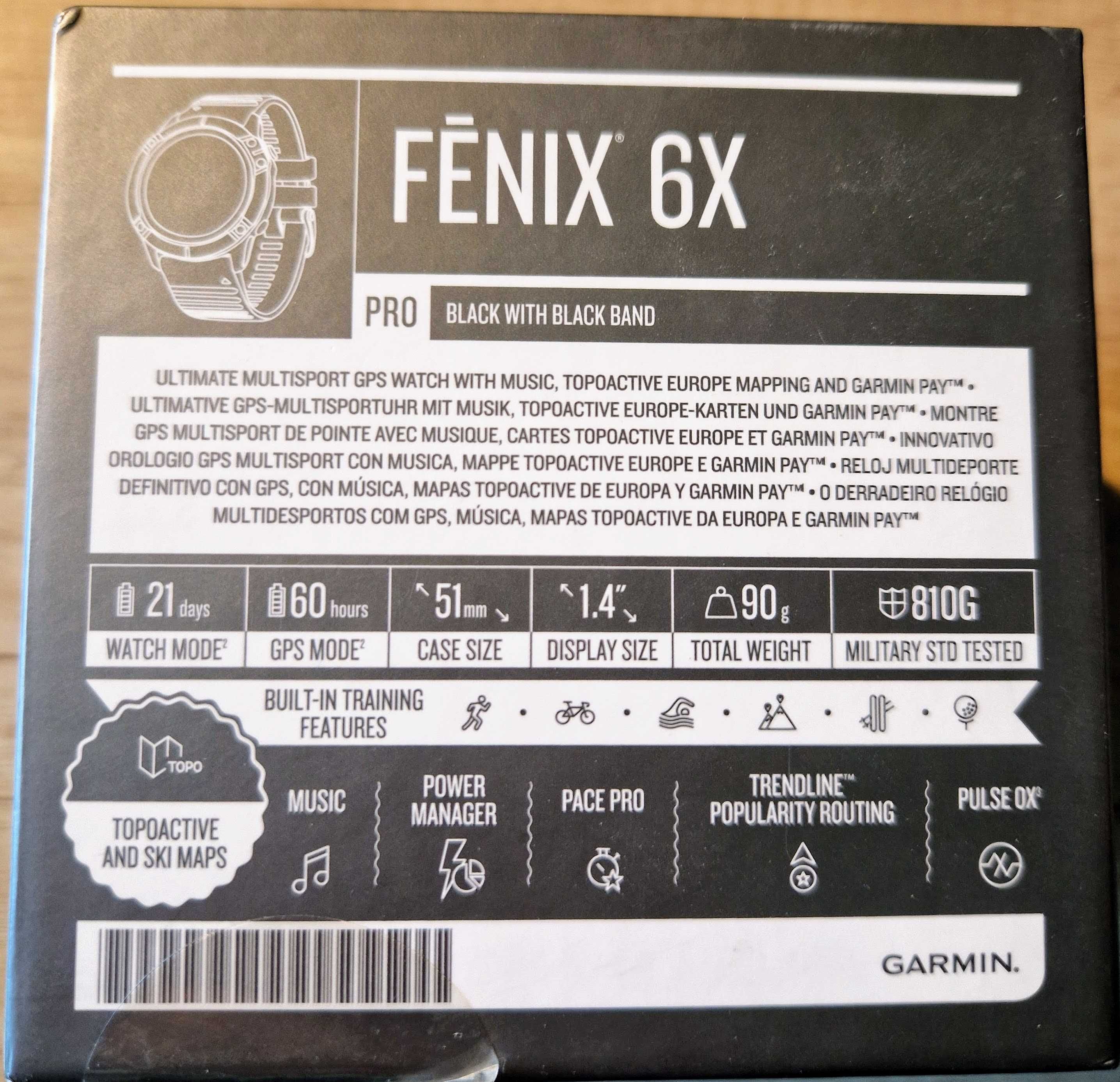 Garmin Fenix 6X Pro