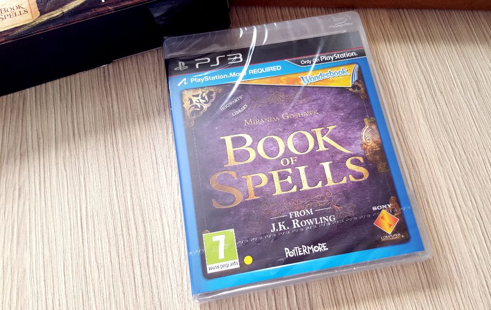 НОВА PS3 Wonderbook: BOOK OF SPELLS Книга + диск PlayStation 3