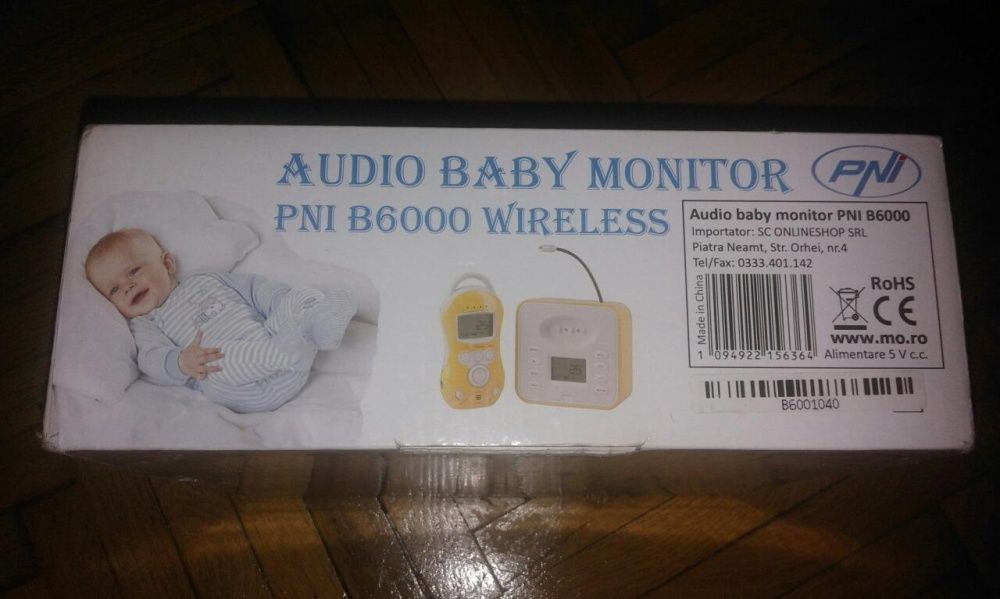 Aparat Audio Baby Monitor Wireless nou PNI B6000necesar inloc. baterie