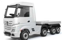 Акумулаторен КАМИОН Mercedes ACTROS Licensed Със ремарке 2X12V .МР4