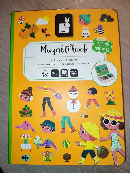 Магнитна книга Janod  "Сезони"