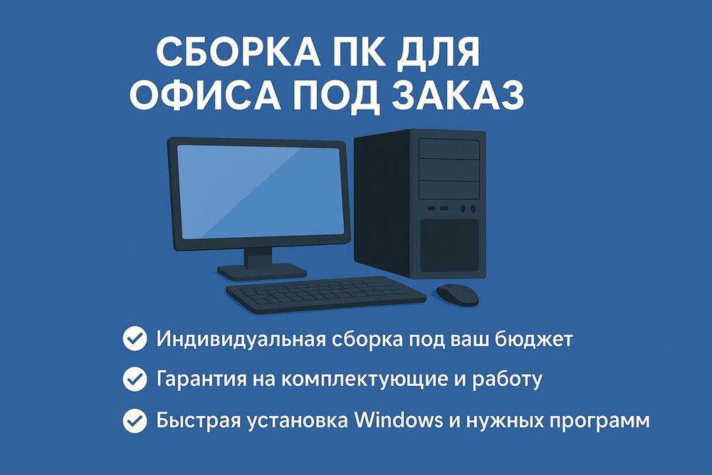 Сборка ПК для Офиса под заказ
