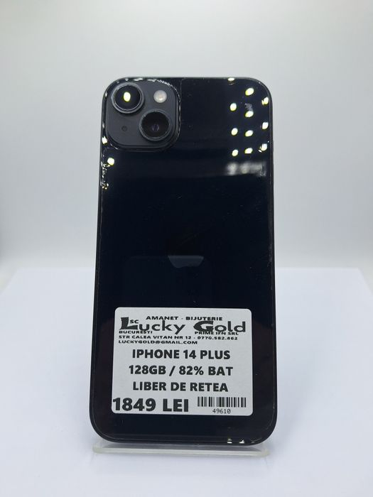 Iphone 14 Plus 128gb bat 82% liber de rețea #49610