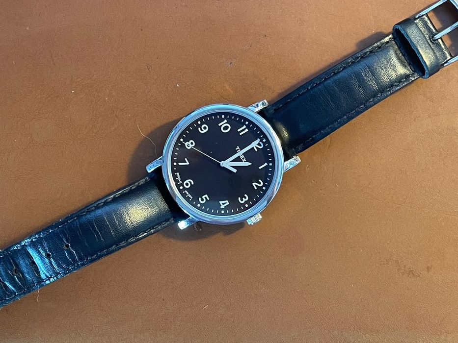 Ceas Timex Indiglo negru (quartz, circa 2010)