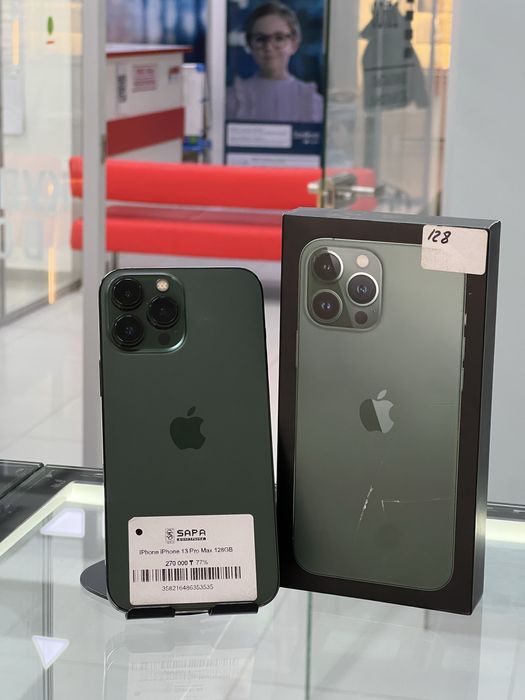 Айфон 13 про макс 128 гб 77%