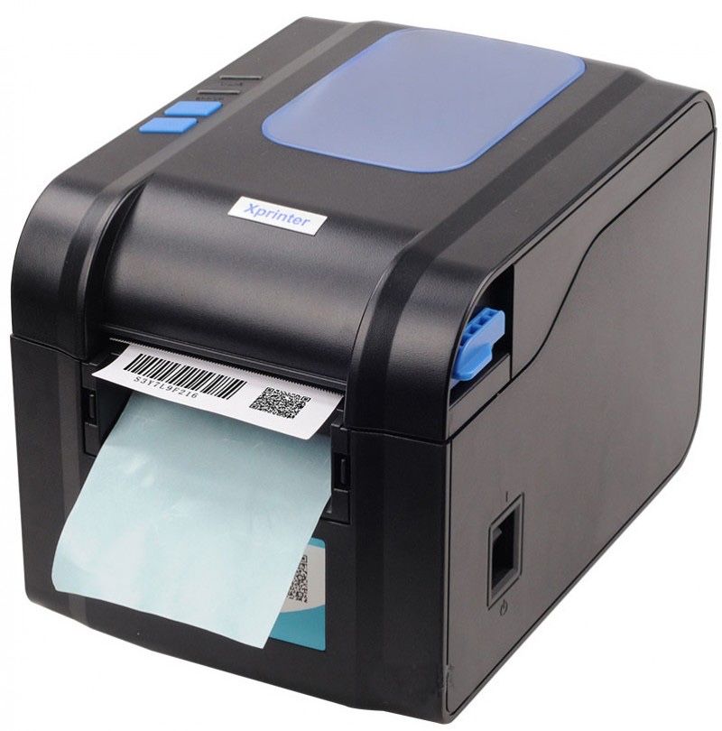 Xprinter 370B, nakleyka, barkod printer, баркод принтер