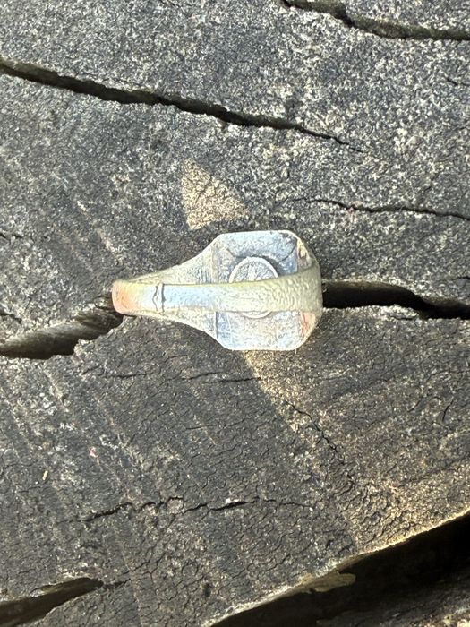 Inel cu intitale/signet ring din sec 19