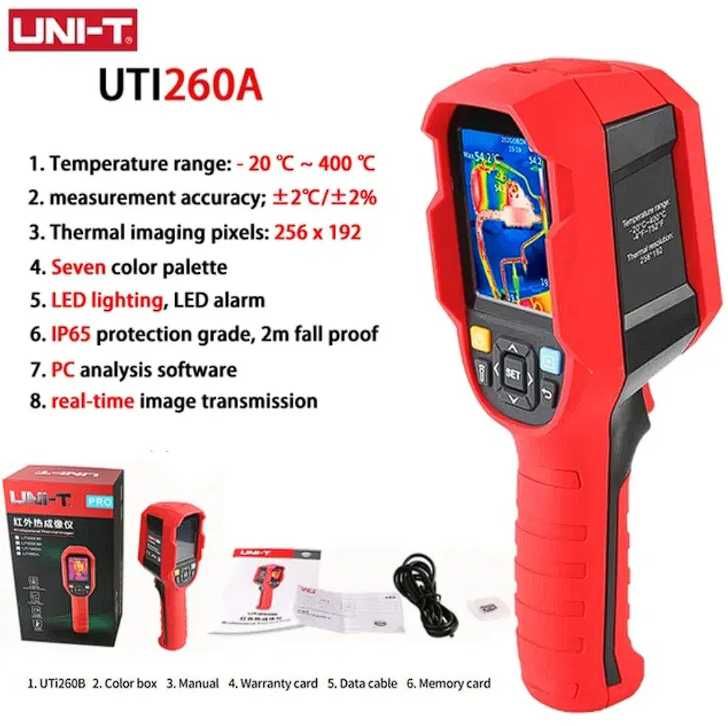 Тепловизор  UNI-T UTi260A PRO 256*192 teplovizor мало осталось