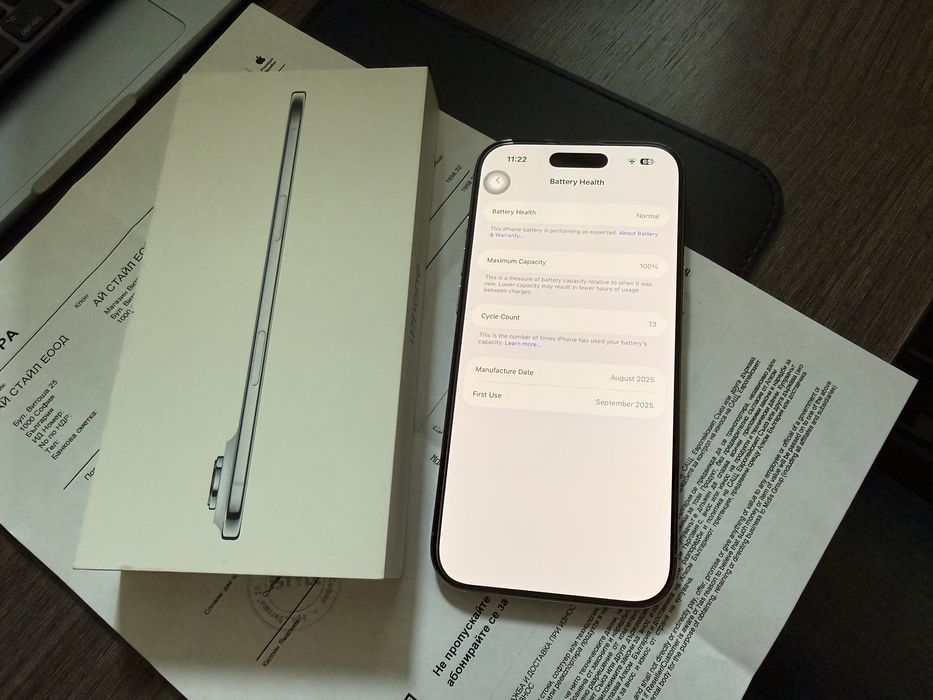 iPhone Air SkyBlue 256GB, от iStyle, като нов