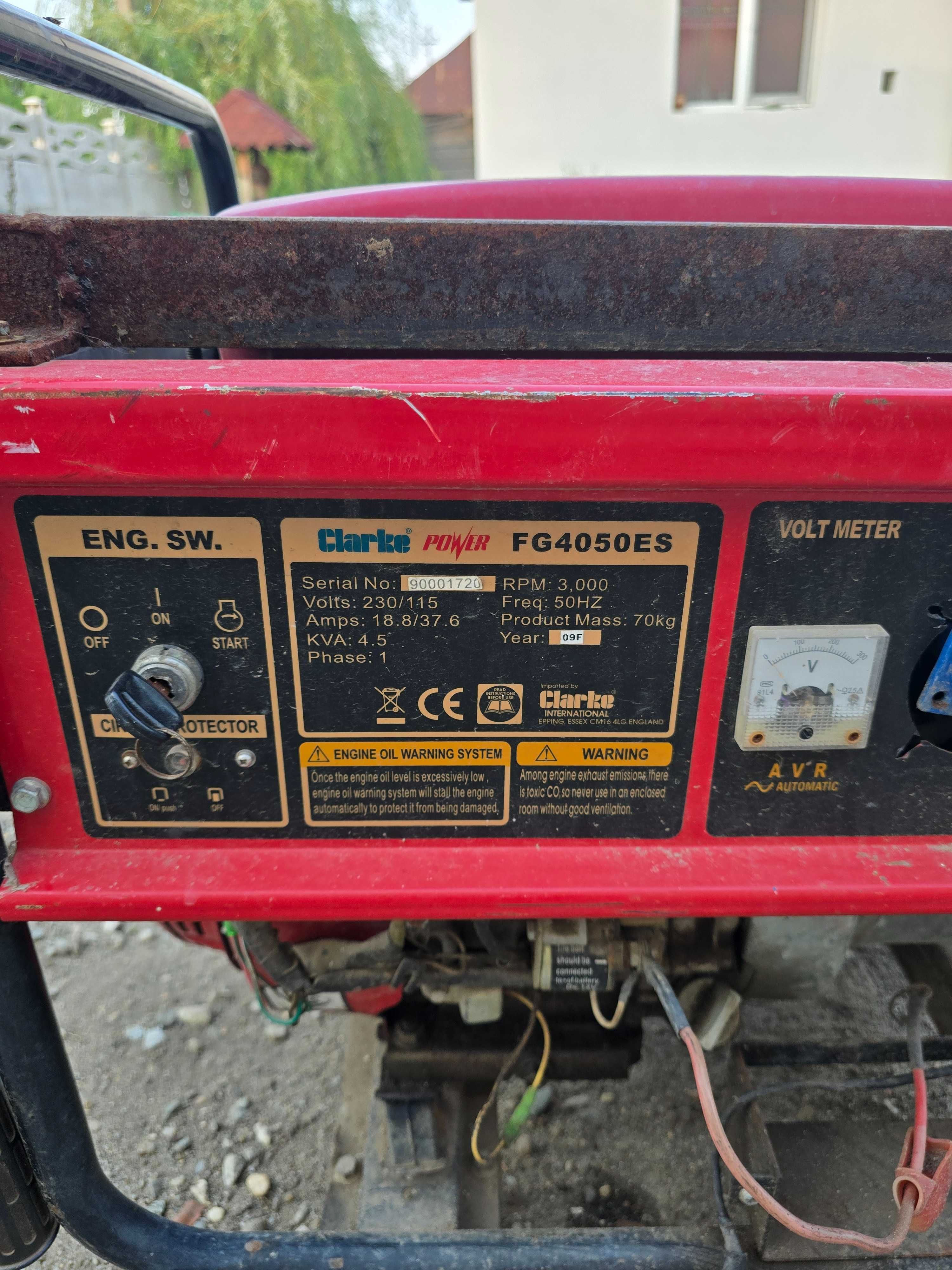 Generator Clarke 4.5 kw