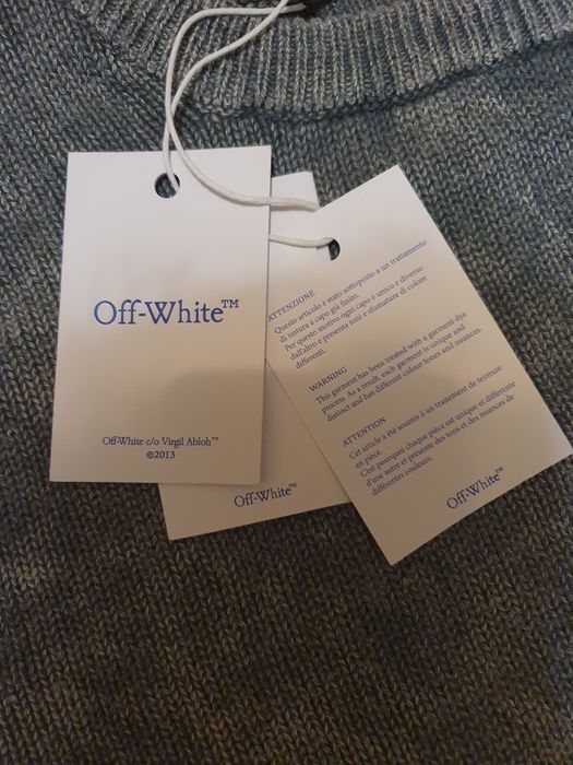 Bluza Off-White Gri Washed